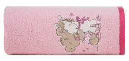 Ręcznik dziecięcy 50x90 Baby 43 różowy miś jednorożec 450g/m2 Eurofirany