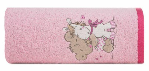 Ręcznik dziecięcy 50x90 Baby 43 różowy miś jednorożec 450g/m2 Eurofirany Ręcznik dziecięcy 50x90 Baby 43 różowy miś jednorożec 450g/m2 Eurofirany
