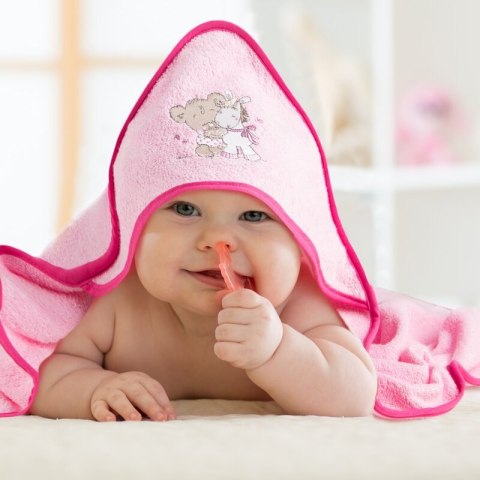 Ręcznik dziecięcy 50x90 Baby 43 różowy miś jednorożec 450g/m2 Eurofirany Ręcznik dziecięcy 50x90 Baby 43 różowy miś jednorożec 450g/m2 Eurofirany