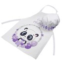 Fartuch + Czapka Little Cook Panda zestaw małego kucharza Domarex Fartuch + Czapka Little Cook Panda zestaw małego kucharza Domarex