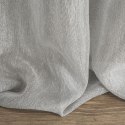 Firana 140x250 Elicja szara ze srebrną nicią gotowa na przelotkach Eurofirany Firana 140x250 Elicja szara ze srebrną nicią gotowa na przelotkach Eurofirany