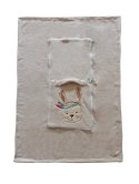 Koc poduszka 2w1 75x100 Bunny Tipi z Rabbit beżowy z mikrofibry Domarex Koc poduszka 2w1 75x100 Bunny Tipi z Rabbit beżowy z mikrofibry Domarex
