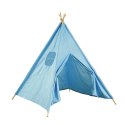 Namiot domek Teepee tipi 100x100x120 cm niebieski Domarex Namiot domek Teepee tipi 100x100x120 cm niebieski Domarex