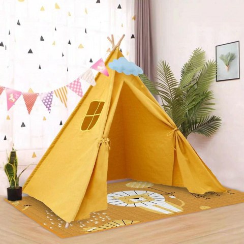 Namiot domek Teepee tipi 120x120x160 cm miodowy Domarex Namiot domek Teepee tipi 120x120x160 cm miodowy Domarex