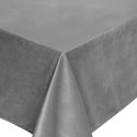 Obrus 140x180 Soft popielaty welurowy Obrus 140x180 Soft popielaty welurowy