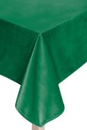 Obrus 140x180 Soft zielony butelkowy welurowy Obrus 140x180 Soft zielony butelkowy welurowy
