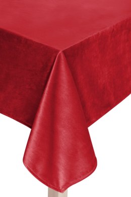 Obrus bieżnik 40x140 Soft czerwony welurowy