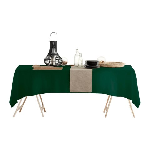 Obrus bieżnik 40x140 Viva zielony butelkowy plamoodporny Obrus bieżnik 40x140 Viva zielony butelkowy plamoodporny