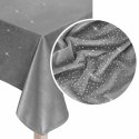 Obrus bieżnik dekoracyjny 40x180 Shiny szary welurowy z kryształkami Obrus bieżnik dekoracyjny 40x180 Shiny szary welurowy z kryształkami