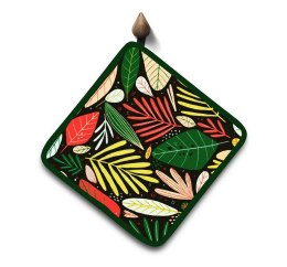 Podkładka chwytak kuchenny 20x20 Nature modern liście kolorowa Domarex