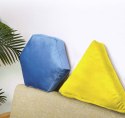 Poduszka Shape 38x42x12 sześciokąt bryła niebieska pluszowa 3D Domarex Poduszka Shape 38x42x12 sześciokąt bryła niebieska pluszowa 3D Domarex