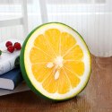 Poduszka okrągła Illusione 40x7 lemon żółta siedzisko na krzesło welurowa Domarex Poduszka okrągła Illusione 40x7 lemon żółta siedzisko na krzesło welurowa Domarex