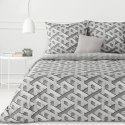 Pościel bawełniana 220x200 Sara 28 Geometria szara Eurofirany Pościel bawełniana 220x200 Sara 28 Geometria szara Eurofirany