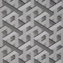 Pościel bawełniana 220x200 Sara 28 Geometria szara Eurofirany Pościel bawełniana 220x200 Sara 28 Geometria szara Eurofirany