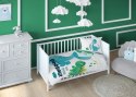 Pościel bawełniana 90x120 Dinozaur biała turkusowa 4285 B Mayamoo 20 Pościel bawełniana 90x120 Dinozaur biała turkusowa 4285 B Mayamoo 20
