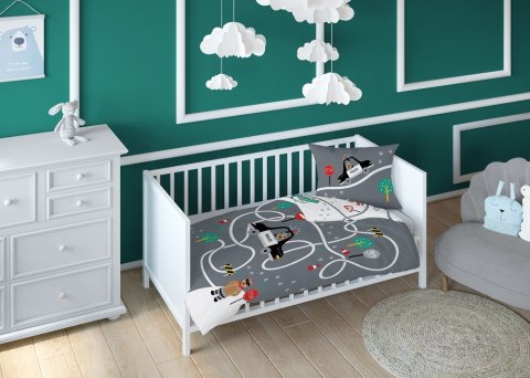 Pościel bawełniana 90x120 Ulica straż pożarna policja szara 4280 B Mayamoo 20 Pościel bawełniana 90x120 Ulica straż pożarna policja szara 4280 B Mayamoo 20