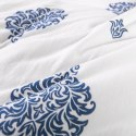 Pościel jersey 180x200 Ornamenty biała granatowa 2203 JERSEYLOVE Pościel jersey 180x200 Ornamenty biała granatowa 2203 JERSEYLOVE