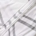 Pościel jersey 220x200 Geometria biała szara 2200 JERSEYLOVE Pościel jersey 220x200 Geometria biała szara 2200 JERSEYLOVE