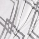 Pościel jersey 220x200 Geometria biała szara 2200 JERSEYLOVE Pościel jersey 220x200 Geometria biała szara 2200 JERSEYLOVE