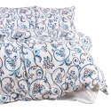Pościel jersey 220x200 Kwiaty biała niebieska 2204 JERSEYLOVE Pościel jersey 220x200 Kwiaty biała niebieska 2204 JERSEYLOVE