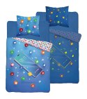 Pościel świecąca w ciemności 160x200 niebieska telefon młodzieżowa 3683A Fluo 0322 Pościel świecąca w ciemności 160x200 niebieska telefon młodzieżowa 3683A Fluo 0322