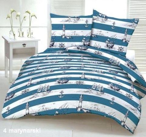 Pościel z kory 200x220 Marynarska Statki Kotwice Latarnia Morska 100% bawełna guziki Pościel z kory 200x220 Marynarska Statki Kotwice Latarnia Morska 100% bawełna guziki