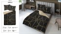 Pościel z mikrofibry 3D 160x200 Czarna beżowa geometryczna 4345 A Magic 2 Pościel z mikrofibry 3D 160x200 Czarna beżowa geometryczna 4345 A Magic 2
