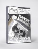 Pościel z mikrofibry 3D 160x200 Czaszki biała szara 4341 A Magic 2 Pościel z mikrofibry 3D 160x200 Czaszki biała szara 4341 A Magic 2