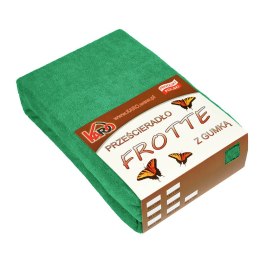 Prześcieradło frotte z gumką 70x140 zielone trawiaste 049 grube 200g/m2 KARO
