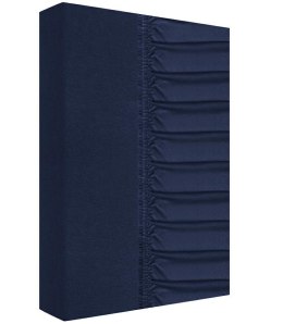 Prześcieradło jersey z gumką 140x200 granatowe 160g/m2 Zaratex