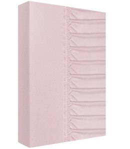 Prześcieradło jersey z gumką 180x200 różowe 160g/m2 Zaratex