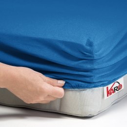 Prześcieradło jersey z gumką 60x120 chabrowe 032 grube 150g/m2 KARO