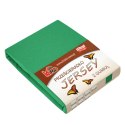 Prześcieradło jersey z gumką 60x120 zielone trawiaste 049 grube 150g/m2 KARO Prześcieradło jersey z gumką 60x120 zielone trawiaste 049 grube 150g/m2 KARO