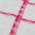 Ścierka kuchenna 38x64 Big Check kratka różowa bawełniana Domarex Ścierka kuchenna 38x64 Big Check kratka różowa bawełniana Domarex