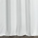 Zasłona 140x270 Sendi biała niebieska gotowa na taśmie z lekkiej mikrofibry z motywem malowanych pędzlem kwiatów Eurofirany Zasłona 140x270 Sendi biała niebieska gotowa na taśmie z lekkiej mikrofibry z motywem malowanych pędzlem kwiatów Eurofirany