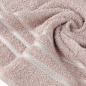 Komplet ręczników 2 szt Loca pudrowy różowy upominkowy frotte 480g/m2 Eurofirany Komplet ręczników 2 szt Loca pudrowy różowy upominkowy frotte 480g/m2 Eurofirany