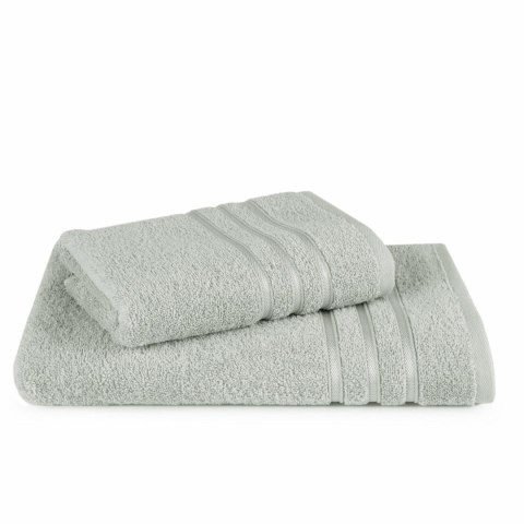 Komplet ręczników 2 szt Loca srebrny upominkowy frotte 480g/m2 Eurofirany Komplet ręczników 2 szt Loca srebrny upominkowy frotte 480g/m2 Eurofirany