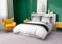 Pościel bawełniana 140x200 Glamour 018 szara czarna geometria z jedną poszewką Faro 01 Pościel bawełniana 140x200 Glamour 018 szara czarna geometria z jedną poszewką Faro 01