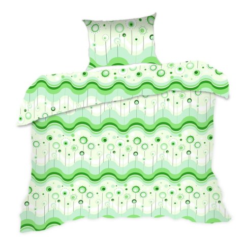 Pościel bawełniana 140x200 lizaki zielona 322N Classic Pościel bawełniana 140x200 lizaki zielona 322N Classic