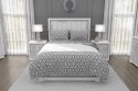 Pościel bawełniana 180x200 Glamour 017 szara biała ornament Faro 01 Pościel bawełniana 180x200 Glamour 017 szara biała ornament Faro 01