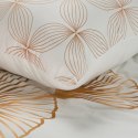 Pościel satynowa 160x200 Blanca 10 biała złota liście geometria Limited Collection Eurofirany Pościel satynowa 160x200 Blanca 10 biała złota liście geometria Limited Collection Eurofirany