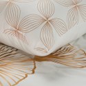 Pościel satynowa 220x200 Blanca 10 biała złota liście geometria Limited Collection Eurofirany Pościel satynowa 220x200 Blanca 10 biała złota liście geometria Limited Collection Eurofirany
