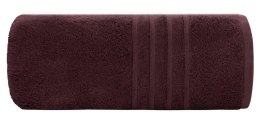 Ręcznik Lavin 70x140 bordowy frotte 500g/m2 Eurofirany