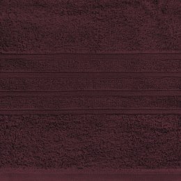 Ręcznik Lavin 70x140 bordowy frotte 500g/m2 Eurofirany