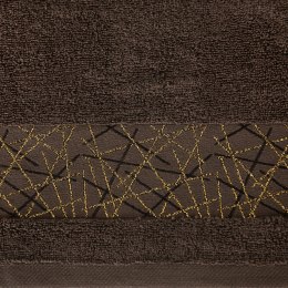 Ręcznik Nika 50x90 brązowy frotte 480g/m2 Eurofirany
