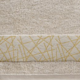 Ręcznik Nika 70x140 beżowy frotte 480g/m2 Eurofirany