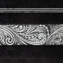 Ręcznik Sylwia 1 50x90 czarny frotte z żakardową bordiurą 500g/m2 Eurofirany Ręcznik Sylwia 1 50x90 czarny frotte z żakardową bordiurą 500g/m2 Eurofirany