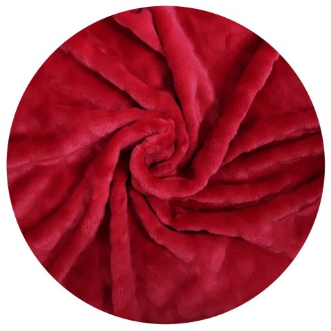 Koc narzuta z mikrofibry 130x160 Sweet love serca czerwony Domarex Koc narzuta z mikrofibry 130x160 Sweet love serca czerwony Domarex