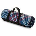 Koc piknikowy 130x145 Harmony granatowy czerwony krata Eurofirany Koc piknikowy 130x145 Harmony granatowy czerwony krata Eurofirany