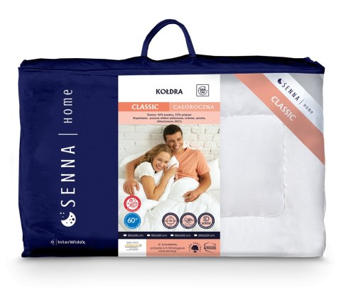Kołdra antyalergiczna 135x200 Classic letnia biała Inter Widex Kołdra antyalergiczna 135x200 Classic letnia biała Inter Widex